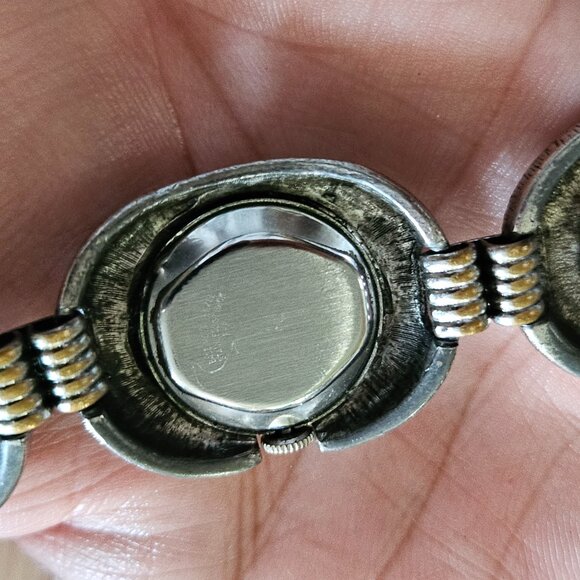 Vintage Vendome Women Wristwatch Silver Tone Analog Handwinding 7 Jewels Watch - Picture 8 of 12